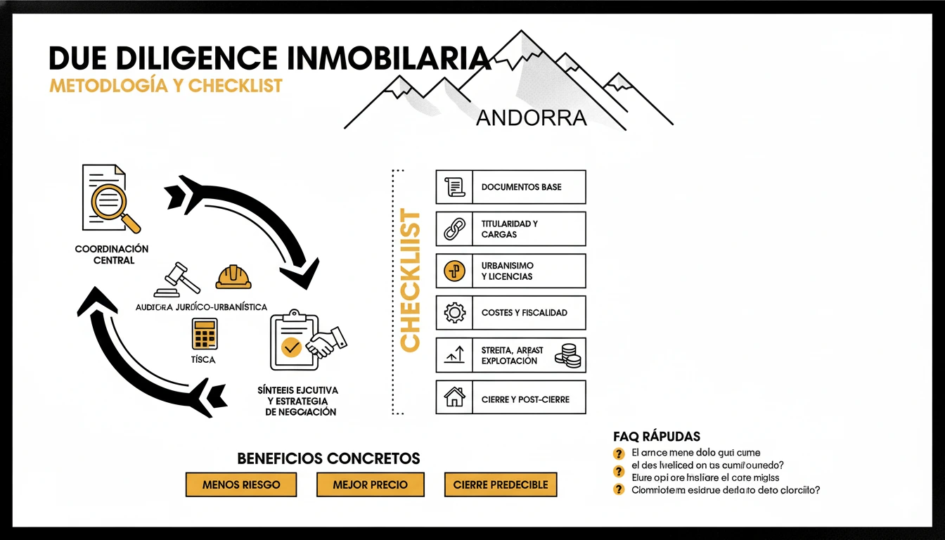 Due diligence inmobiliaria en Andorra: método, checklist y negociación